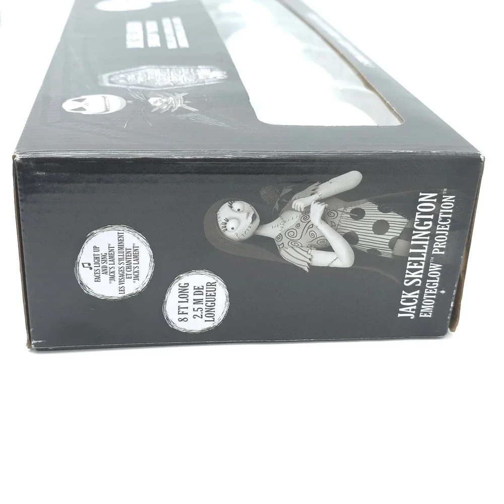 Disney Jack Skellington Musical Singing String Light 8ft Spooky Halloween Gothic